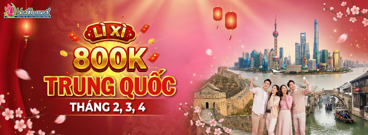 Tour Trung Quốc trong tháng