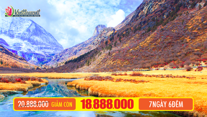 Tour du lịch Trung Quốc Á Đinh, Yading - Đạo Thành, Daocheng - Khang Định - Lôi Định - Nhã Giang - Thắng cảnh Tứ Xuyên - Thanh Tạng 7N6Đ