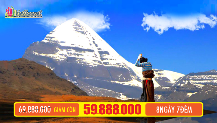 Du lịch Tây Tạng - Núi Kailash linh thiêng nhất thế giới - Hành trình Lhasa - Shigatse - Saga - Darchen - Kailash - Manasarova Lake 8 ngày