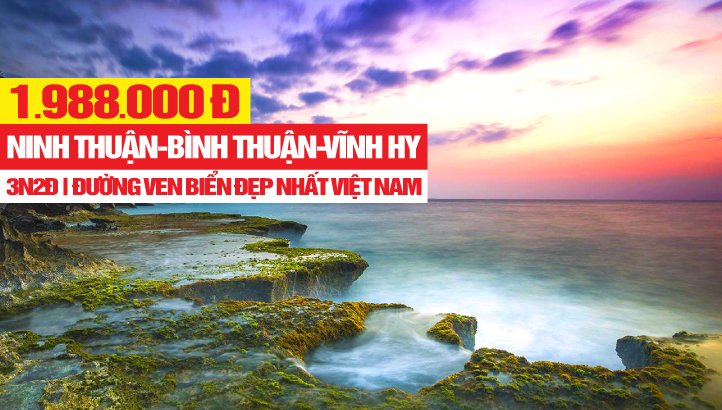 Tour du lịch Ninh Thuận - Bình Thuận 2N2Đ | Phan Rang - Vịnh Vĩnh Hy - Hang rái - Ninh Chữ - Biển Cổ Thạch - Mũi Né