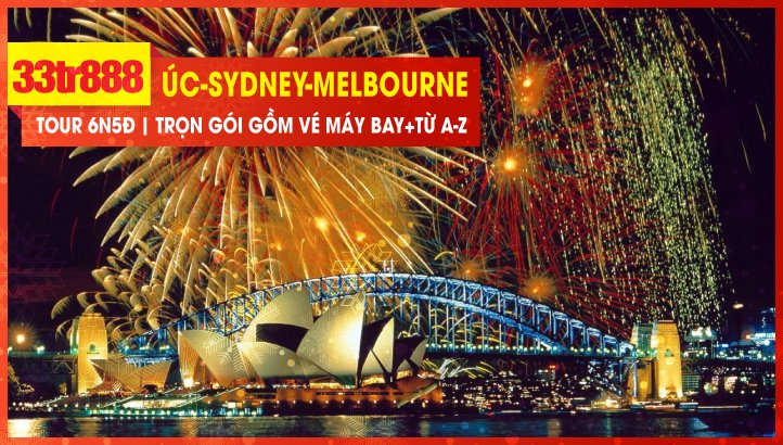 Tour du lịch Noel - New Year Úc SYDNEY - MELBOURNE 6N5Đ - Tour bay thẳng - trải nghiệm nghỉ đêm trên tàu kiểu ÚC & kết hợp thăm thân