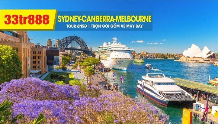 Tour du lịch ÚC | SYDNEY - Thủ đô CANBERRA - MELBOURNE 6N5Đ Bay thẳng toàn chặng