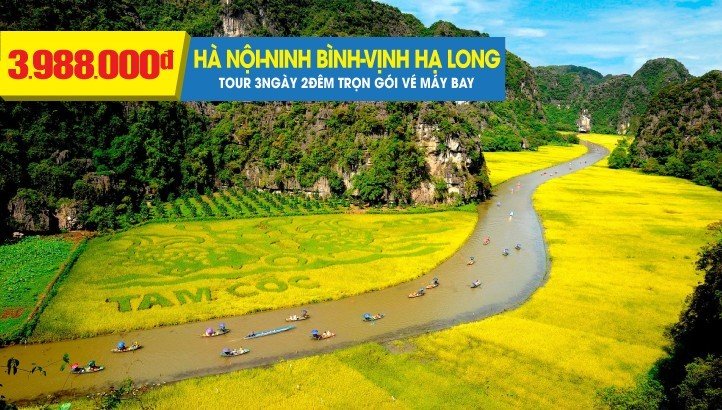 Du lịch Hà Nội - Ninh Bình - Hạ Long - Vip tour DU THUYỀN NGHỈ ĐÊM 5SAO TRÊN VỊNH - 3N2Đ