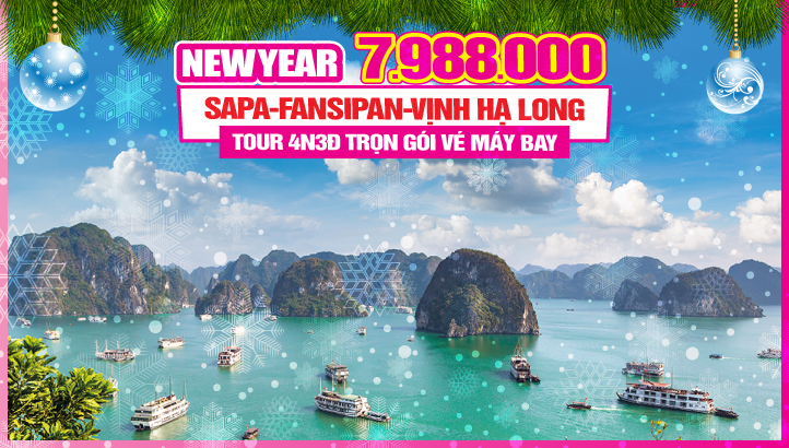 Tour du lịch Tết dương lịch Hà Nội - Sapa - Hạ Long 4N3Đ