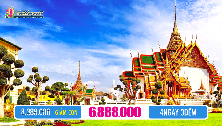 Du Lịch Thái Lan Bangkok - Pattaya 5SAO 4N3Đ | Đảo Coral - Ancient City + Tặng Massage - Show Alcaza - BBQ Hải Sản