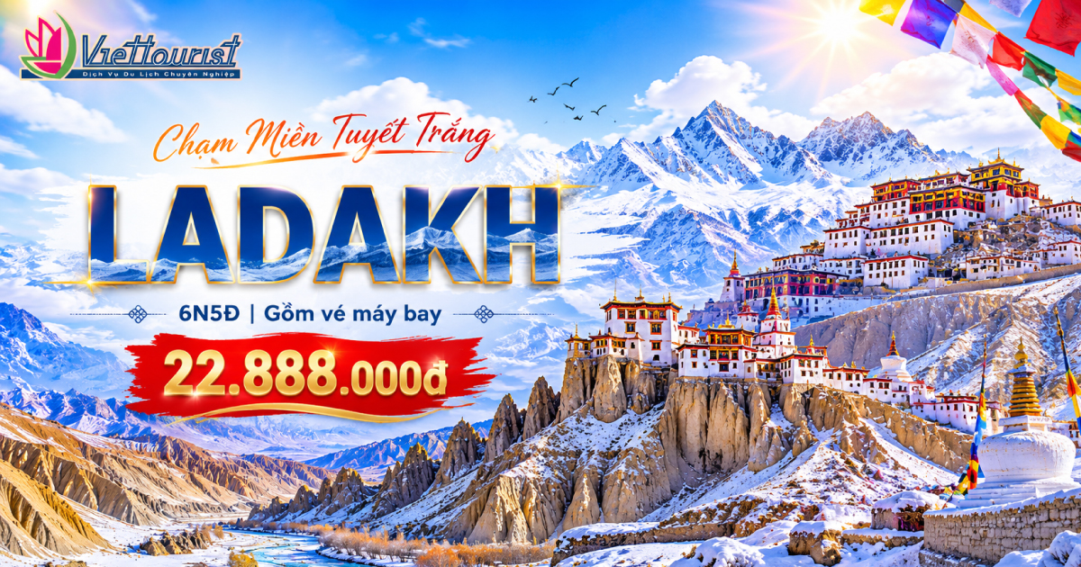 TOUR LADAKH MÙA ĐÔNG 6N5Đ – WHITE HIMALAYA