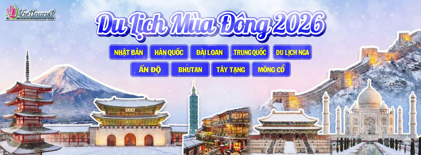 DU LỊCH MÙA ĐÔNG 2026
