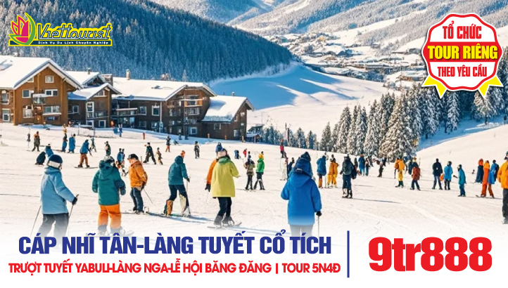 Tour du lịch Cáp Nhĩ Tân 5N4Đ săn vé máy bay giá rẻ hàng ngày - Làng Tuyết Cổ Tích Giấc Mơ Tuyết Trắng - Hồ Kính Bạc - Câu Cá Sông Băng - Trượt tuyết Yabuli - Làng Nga - Lễ Hội Băng Đăng. 