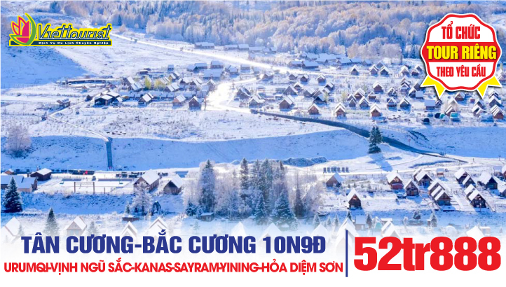 Tour du lịch Tân Cương 9N8Đ | Urumqi - Đường Cao Tốc Sa Mạc S21 - Làng Hoà Mộc Kanas - Hồ Sayram - Hẻm Núi Độc Sơn Tử