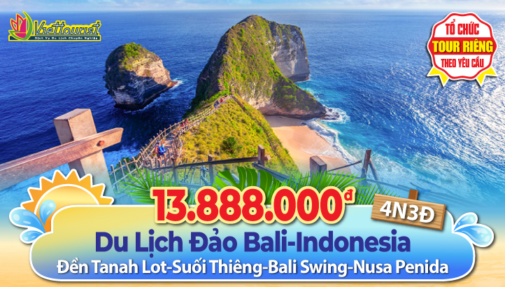 Tour BALI - INDONESIA 4N3Đ -TẶNG VIP TOUR ĐẢO NUSA PENIDA