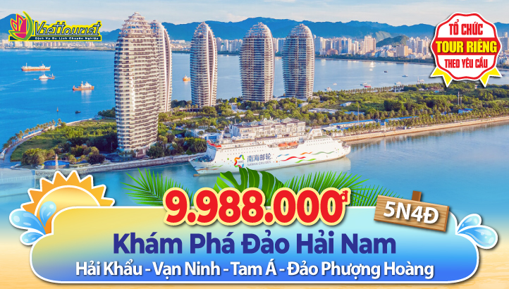 Tour du lịch Trung Quốc - Đảo Hải Nam 5N4Đ