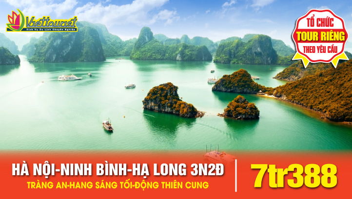 HÀ NỘI - NINH BÌNH - VỊNH HẠ LONG 3N2Đ