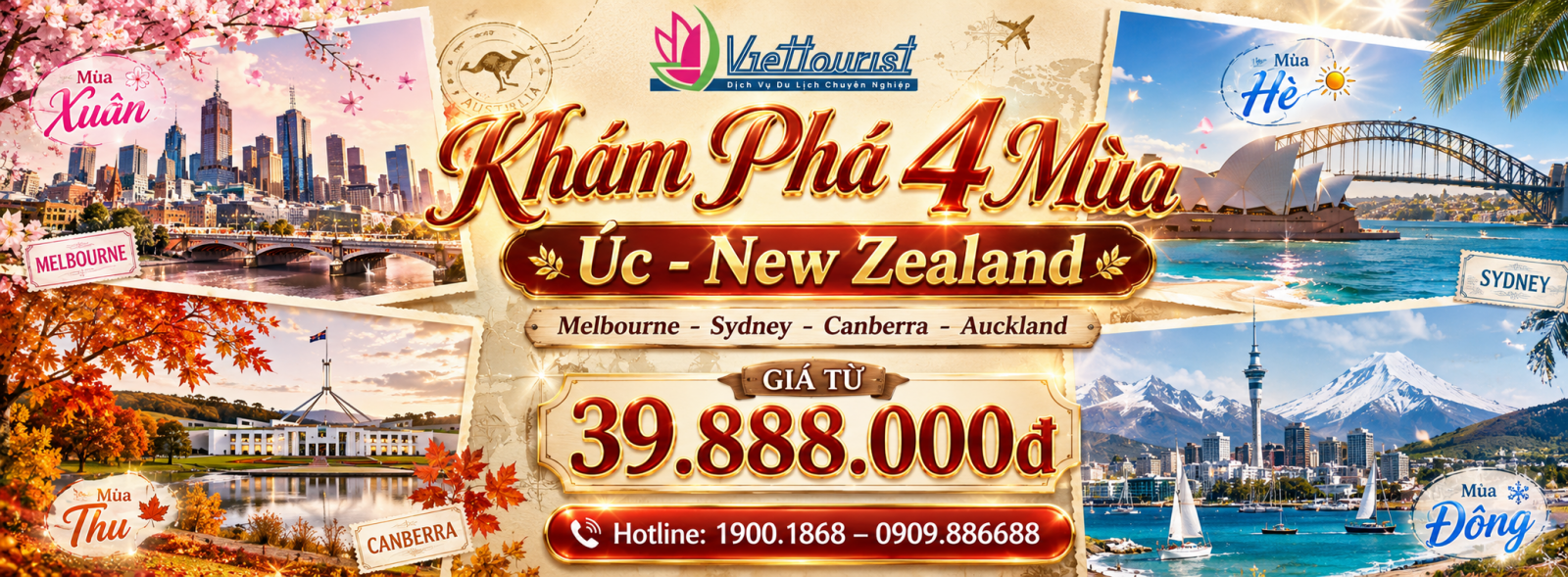 ÚC - New Zealand 2026