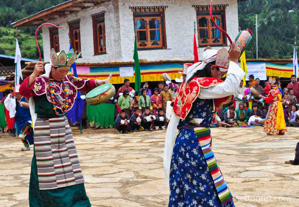 Văn hóa Phật giáo Bhutan qua lễ hội tháng 3-4