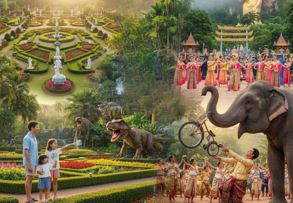 NONG NOOCH – ĐIỂM THAM QUAN PHÙ HỢP CHO CẢ GIA ĐÌNH KHI DU LỊCH PATTAYA