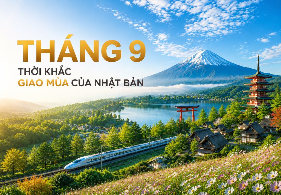 THÁNG 9, HÀNH TRÌNH ĐI QUA KHOẢNH KHẮC GIAO MÙA CỦA NHẬT BẢN