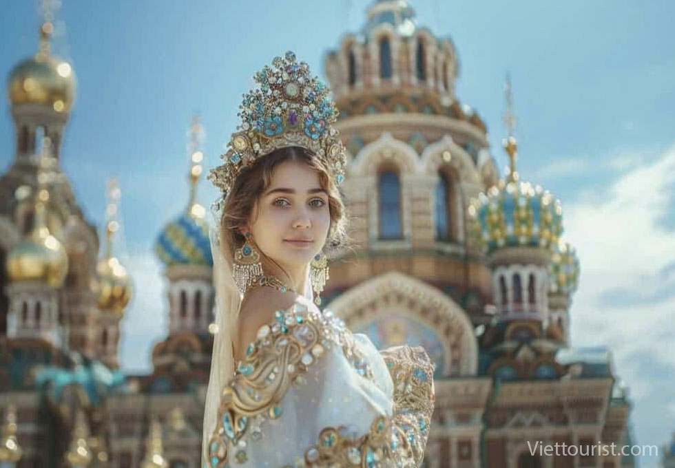 Vẻ đẹp nước Nga không chỉ đến từ cảnh sắc