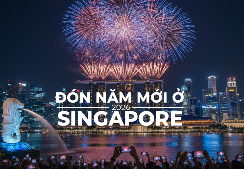 CÙNG GIA ĐÌNH COUNTDOWN NĂM MỚI Ở SINGAPORE