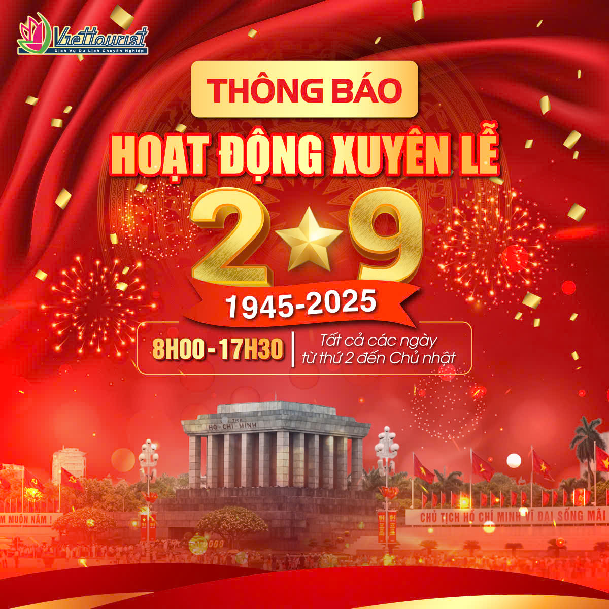 KỶ NIỆM 2/9 – QUỐC KHÁNH NƯỚC CỘNG HÒA XÃ HỘI CHỦ NGHĨA VIỆT NAM