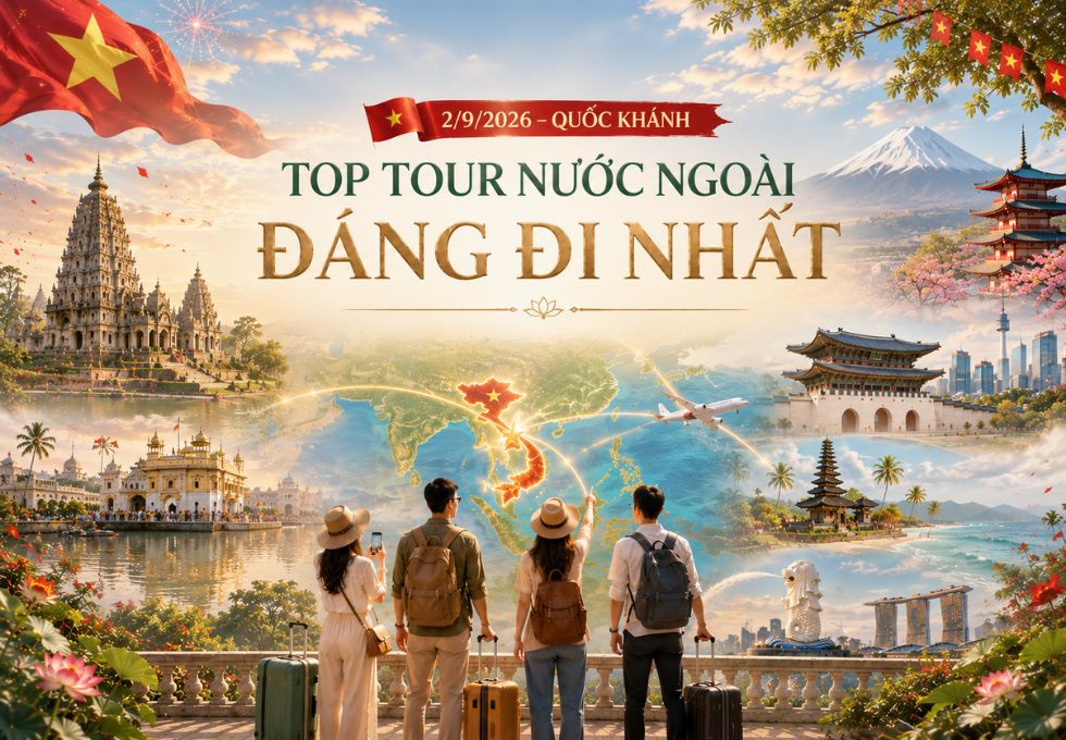 Top tour nước ngoài đáng đi nhất dịp Lễ Quốc khánh 2/9 2026