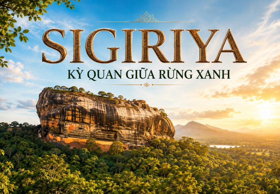 Sigiriya – Kỳ quan giữa rừng xanh | Khám phá Lion Rock Sri Lanka