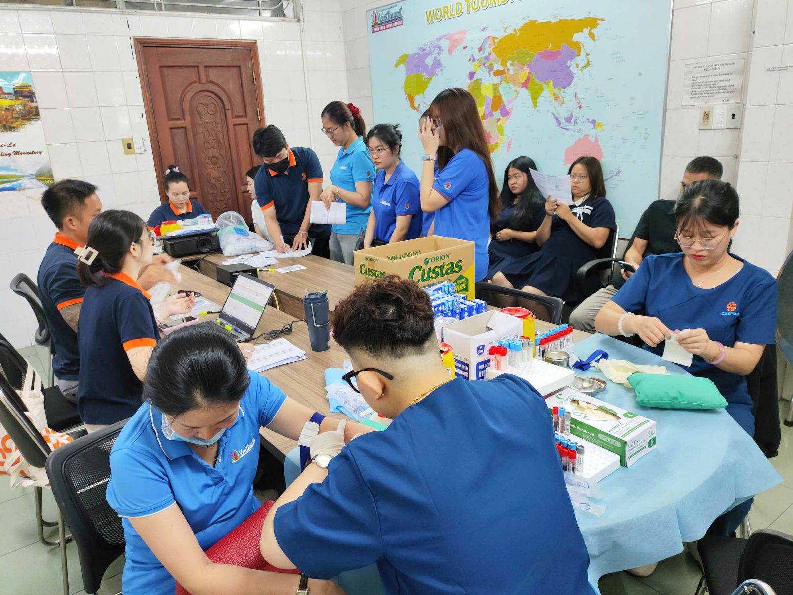 VIETTOURIST CHĂM LO SỨC KHỎE TOÀN DIỆN: HOẠT ĐỘNG KHÁM BỆNH ĐỊNH KỲ 2026 ĐƯỢC NHÂN VIÊN HƯỞNG ỨNG NHIỆT TÌNH