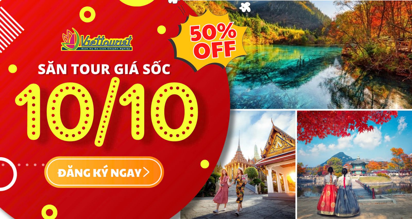 Ngày 10/10 - Cùng Viettourist chăm sóc sức khoẻ tinh thần