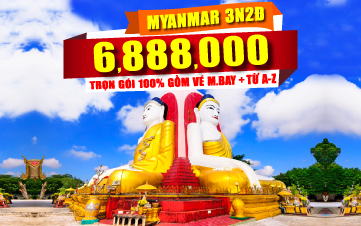 Du lịch Myanmar - BAGO 3N2Đ