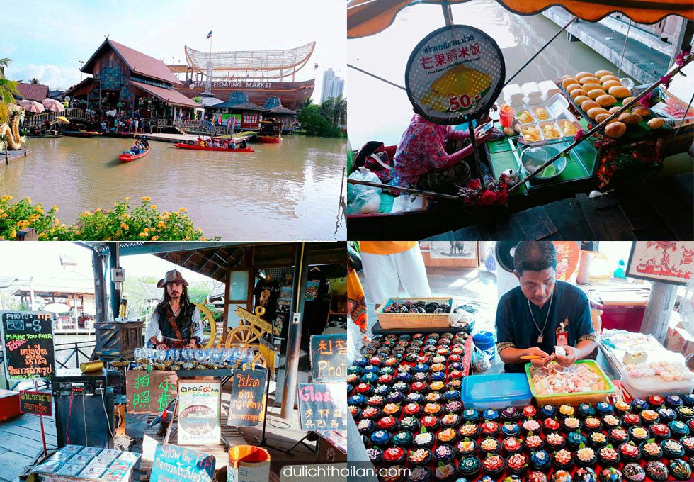chợ nổi Pattaya Thái Lan